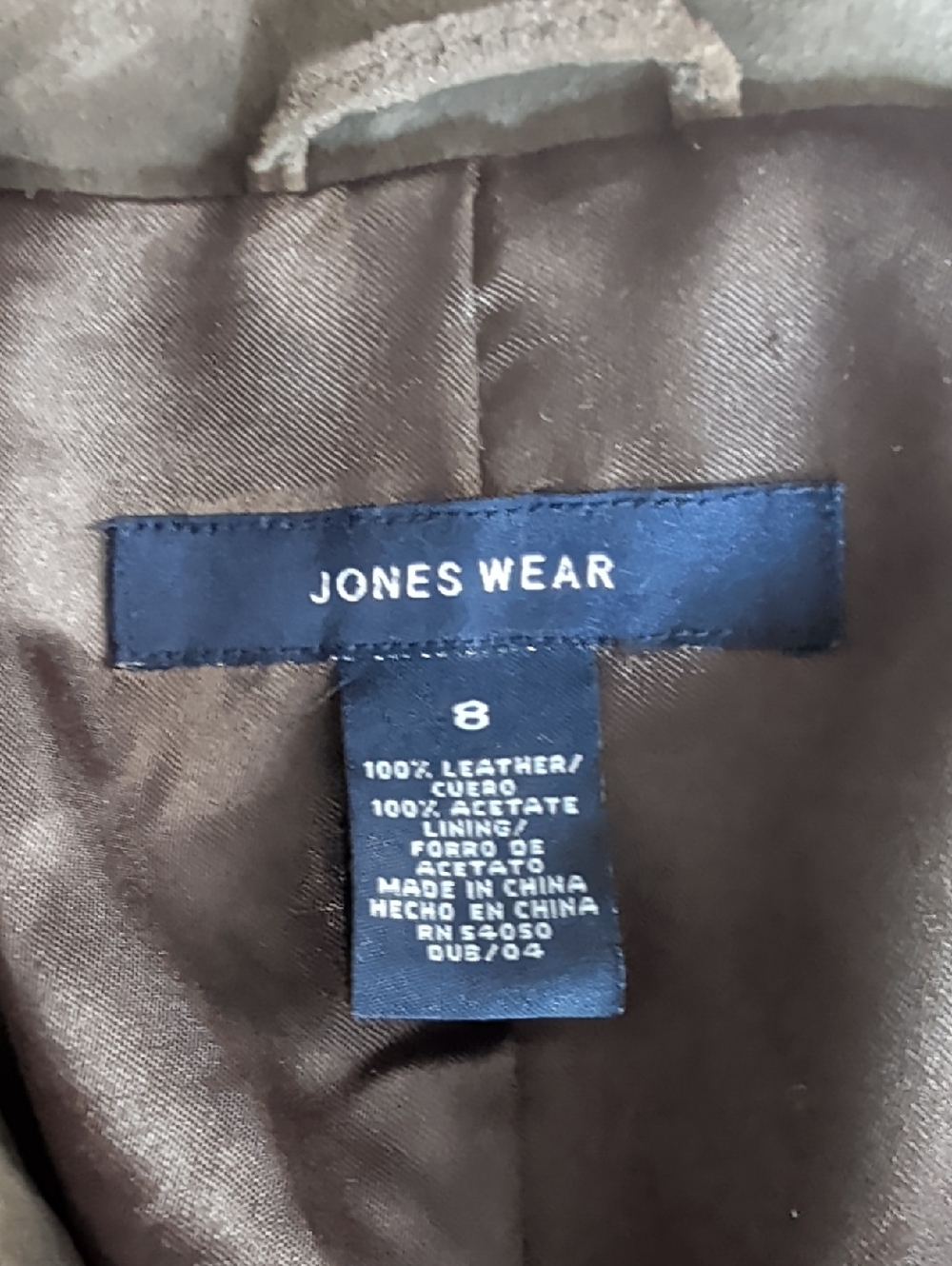 Jones Wear Women's Suede Blazer Size 8 - Picture 2 of 8